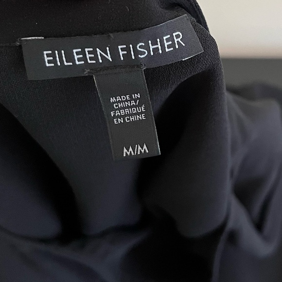 Eileen Fisher 100% Silk Long Sleeveless Top - Picture 11 of 16